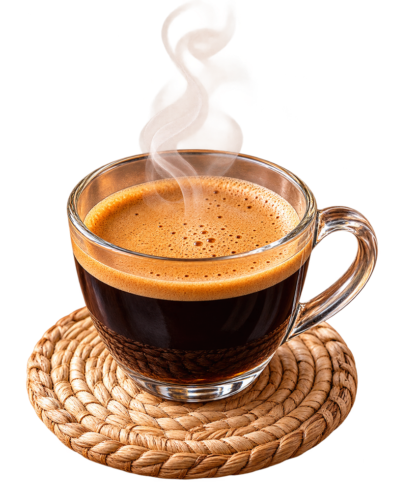 Café chaud fumant — boissons chaudes Tsiro Sakalava