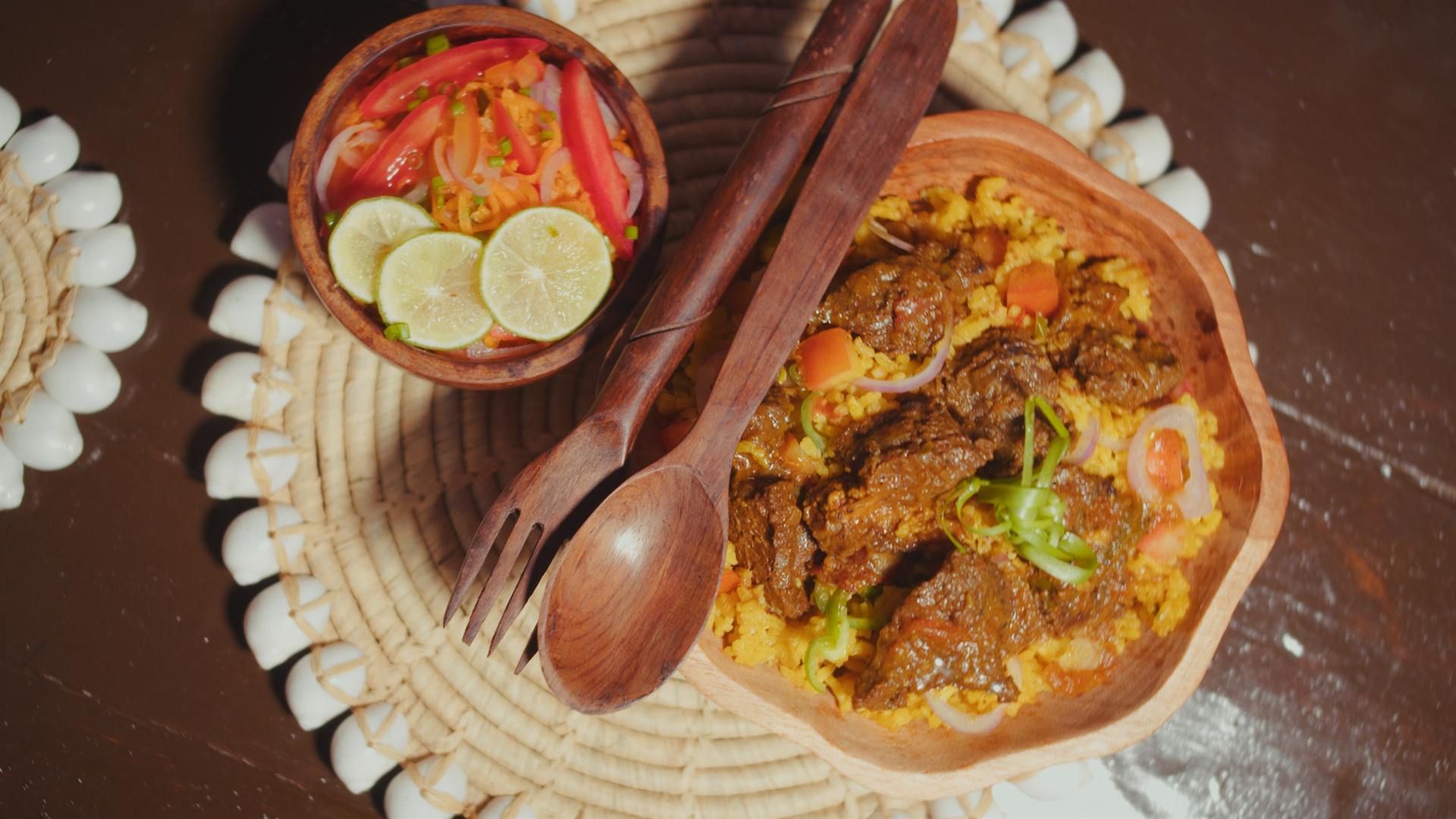 Carte des plats — cuisine sakalava au coco